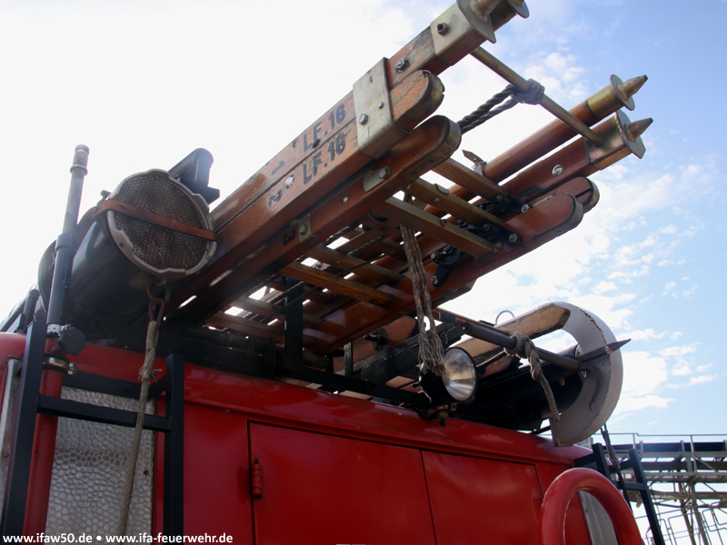 Bild: Blick in Richtung Dachbeladung